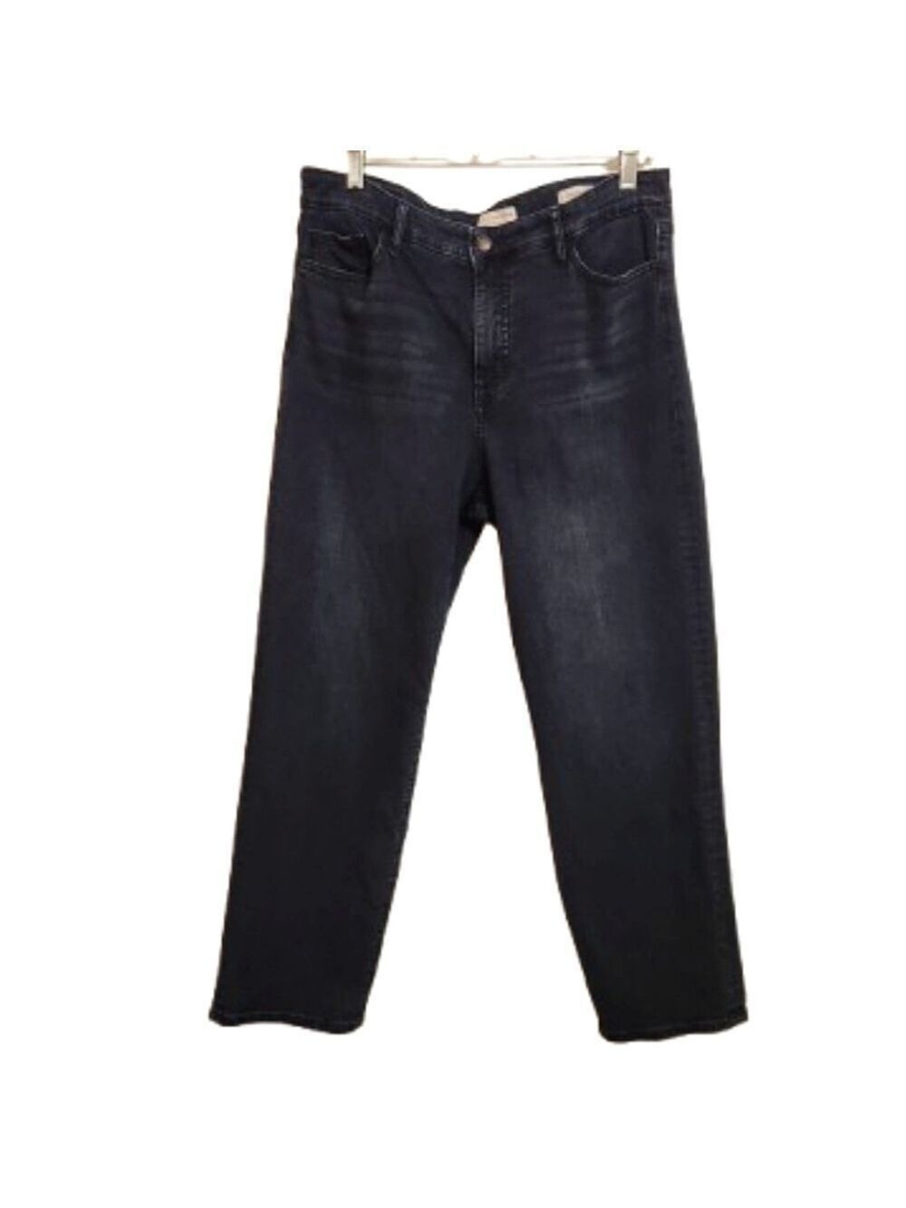 Social Standard Dark Wash High Rise Slim Straight Jeans Size 14 32